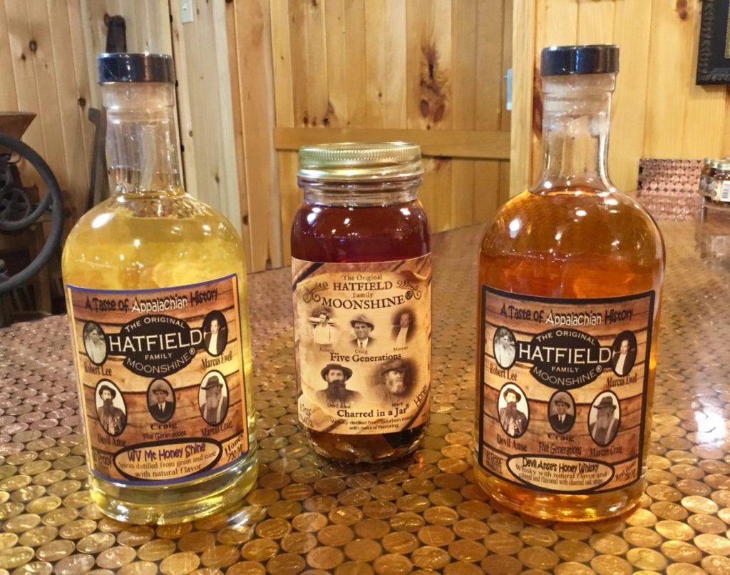 Original Hatfield Family Moonshine Country Roads Wine and Distillery